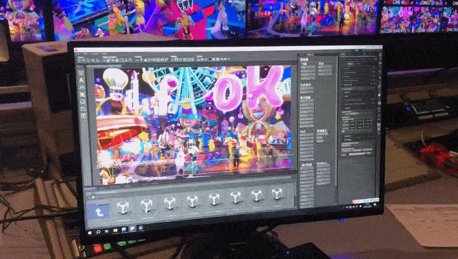 广东卫视春节晚会《OKK》采用强氧虚拟现实现场制作解决方案制作(图3)